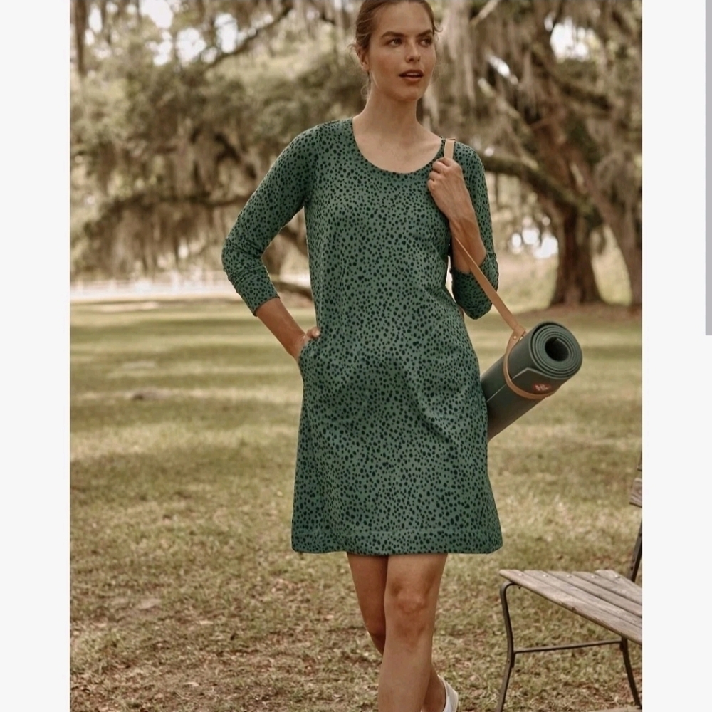 J. Jill‎ Fit • Elevate Terry Dress, Ivy